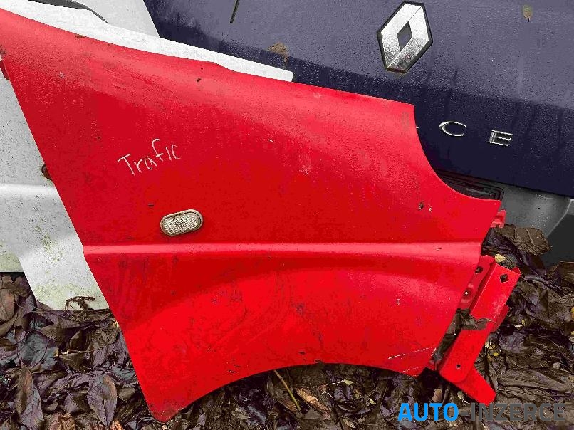 Přední blatník, dveře, šoupačky kapota, Renault Trafic