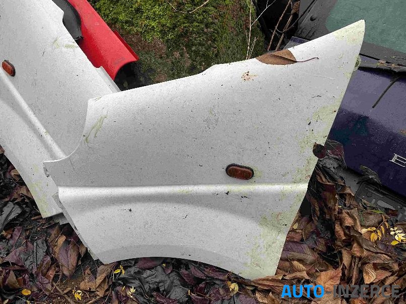 Přední blatník, dveře, šoupačky kapota, Renault Trafic